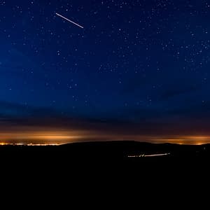 Sortie photo de nuit - Saint Michel de Brasparts - Panoramique Monts d'Arrée de Nuit